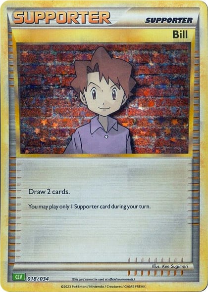 Bill (CLV), Trading Card Game Classic 018/034