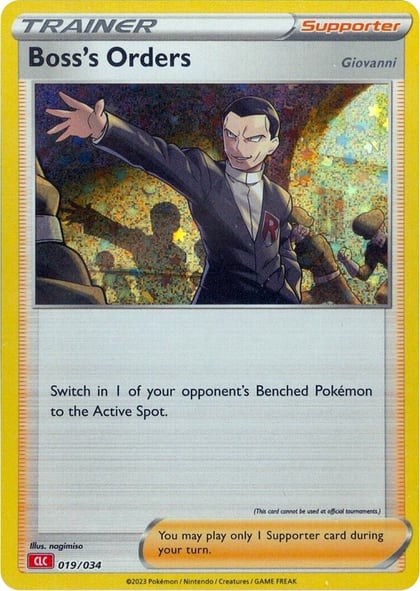 Boss's Orders (CLC), Trading Card Game Classic 019/034