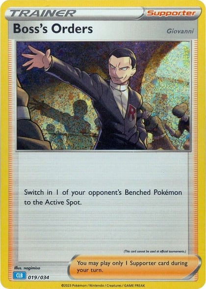 Boss's Orders (CLB), Trading Card Game Classic 019/034