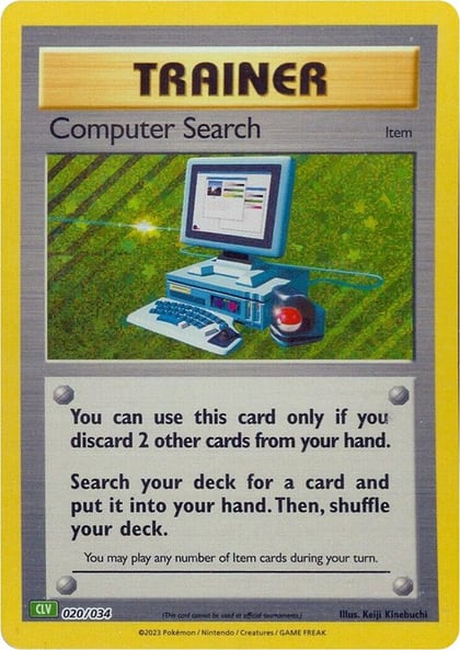 Computer Search (CLV), Trading Card Game Classic 020/034