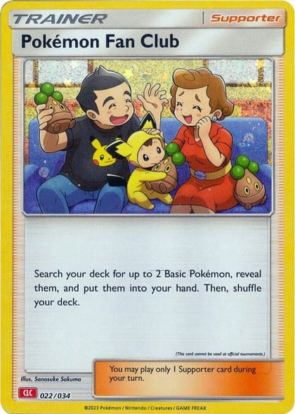 Pokemon Fan Club (CLC), Trading Card Game Classic 022/034