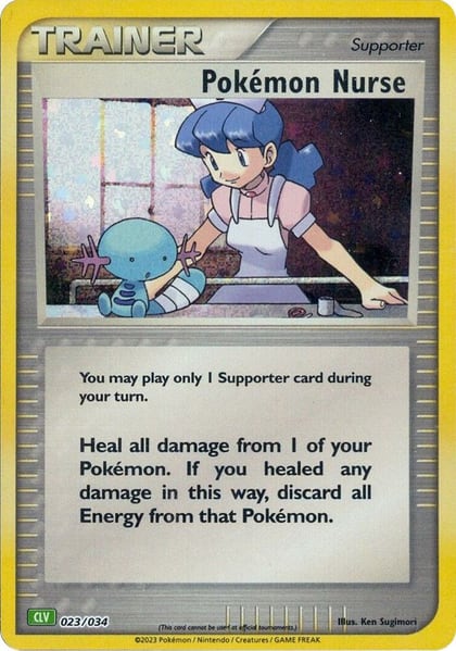Pokemon Nurse, Trading Card Game Classic 023/034