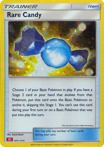 Rare Candy (CLC), Trading Card Game Classic 024/034