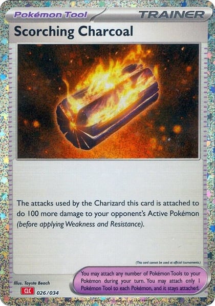 Scorching Charcoal, Trading Card Game Classic 026/034