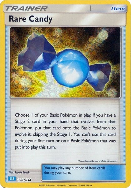 Rare Candy (CLB), Trading Card Game Classic 026/034