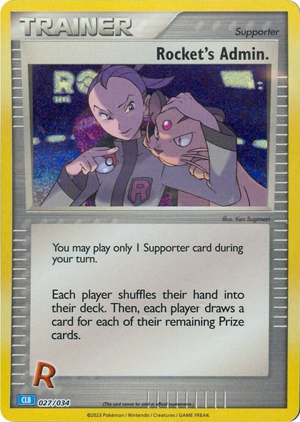 Rocket's Admin. (CLB), Trading Card Game Classic 027/034