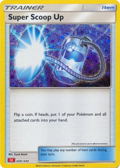 Super Scoop Up, Trading Card Game Classic 028/034