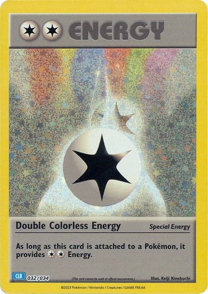 Double Colorless Energy (CLB), Trading Card Game Classic 032/034