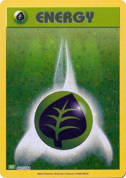 Basic Grass Energy, Trading Card Game Classic 033/034