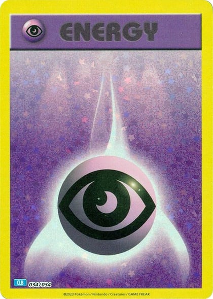Basic Psychic Energy, Trading Card Game Classic 034/034