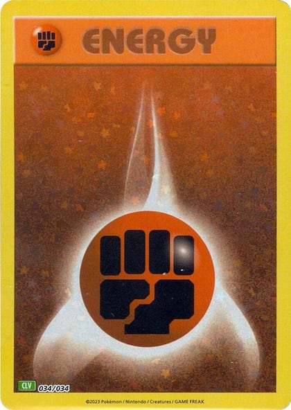 Basic Fighting Energy, Trading Card Game Classic 034/034