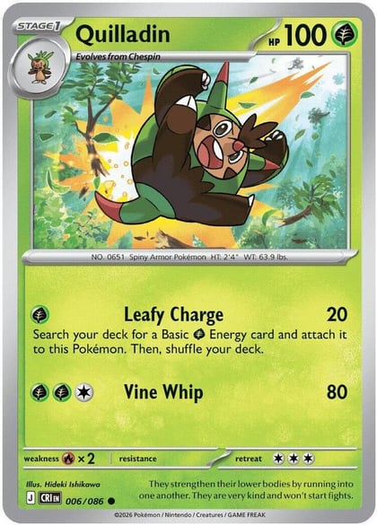 Quilladin, ME04: Chaos Rising 006/086