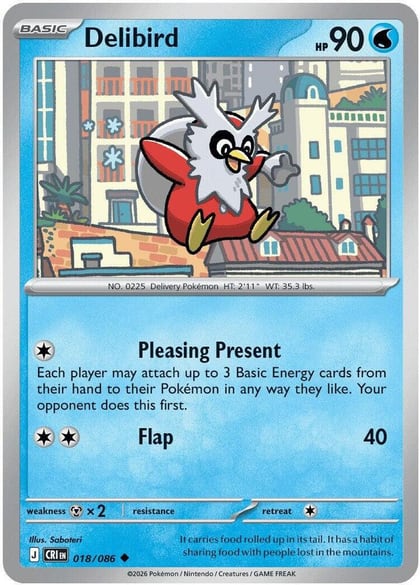 Delibird, ME04: Chaos Rising 018/086