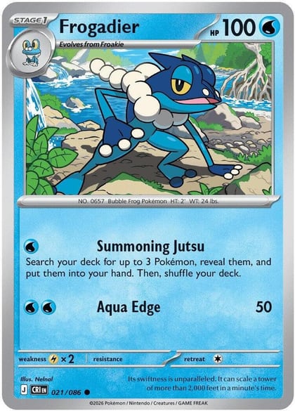 Frogadier - 021/086, ME04: Chaos Rising 021/086