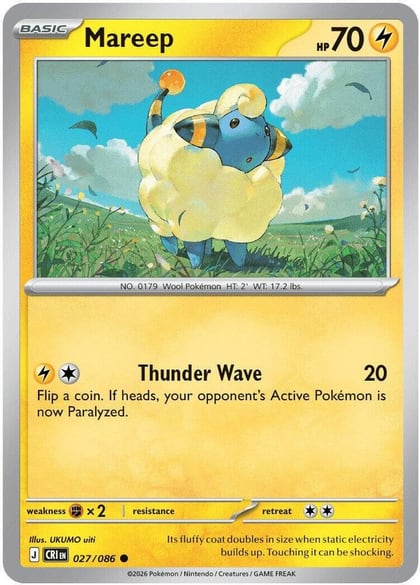 Mareep, ME04: Chaos Rising 027/086