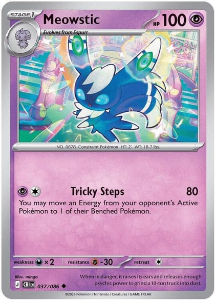 Meowstic, ME04: Chaos Rising 037/086