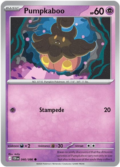Pumpkaboo, ME04: Chaos Rising 040/086