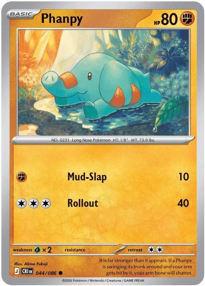 Phanpy, ME04: Chaos Rising 044/086