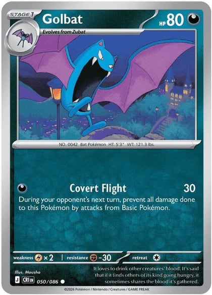 Golbat, ME04: Chaos Rising 050/086