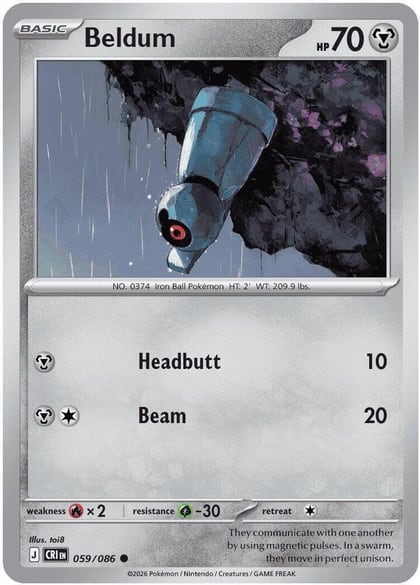 Beldum, ME04: Chaos Rising 059/086