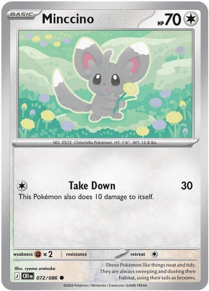 Minccino, ME04: Chaos Rising 072/086