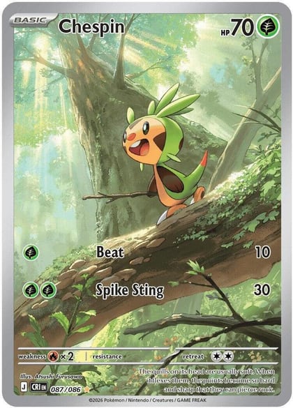 Chespin - 087/086, ME04: Chaos Rising 087/086