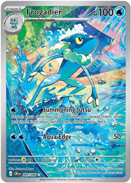 Frogadier - 089/086, ME04: Chaos Rising 089/086