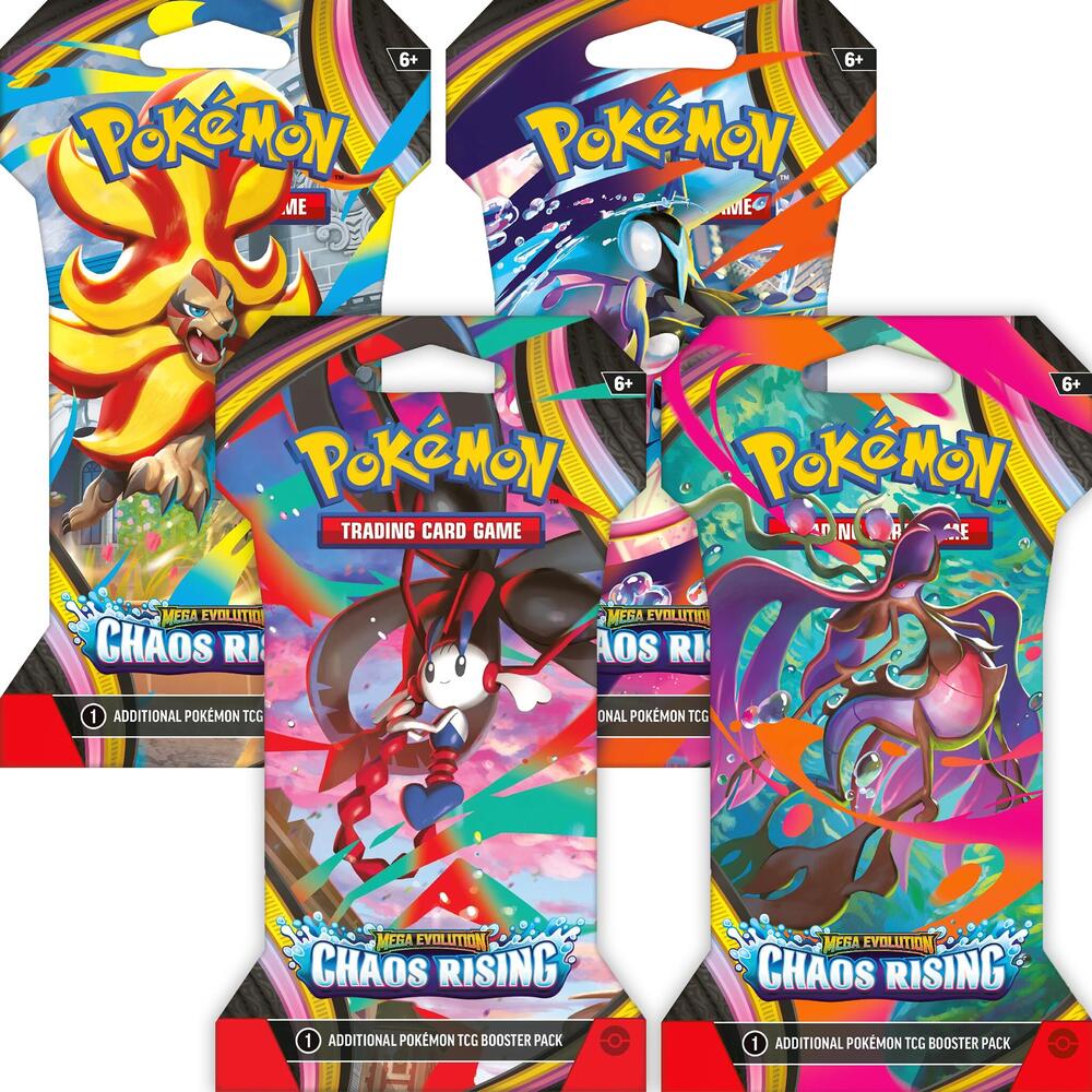 Chaos Rising Sleeved Booster Pack Art Bundle [Set of 4], ME04: Chaos Rising P684449