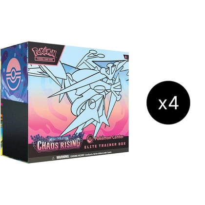 Chaos Rising Pokemon Center Elite Trainer Box Case, ME04: Chaos Rising P684453