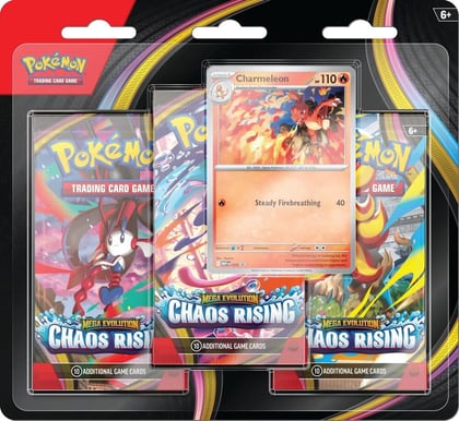 Chaos Rising 3-Pack Blister [Charmeleon], ME04: Chaos Rising P684458