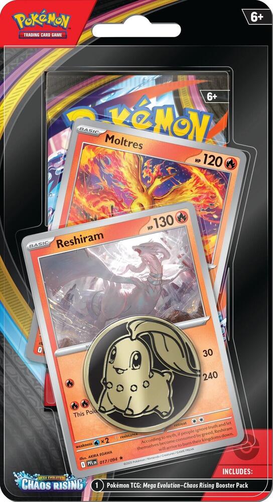 Chaos Rising Single Pack Blister [Reshiram/Moltres], ME04: Chaos Rising P696150