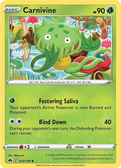 Carnivine, SWSH: Crown Zenith 012/159