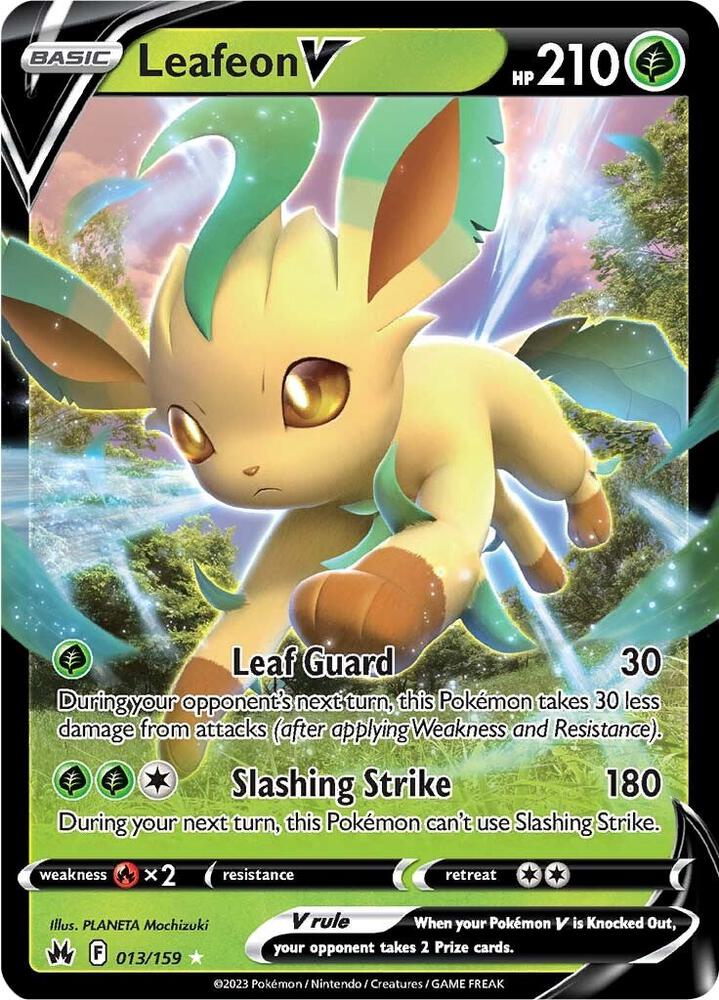 Leafeon V, SWSH: Crown Zenith 013/159