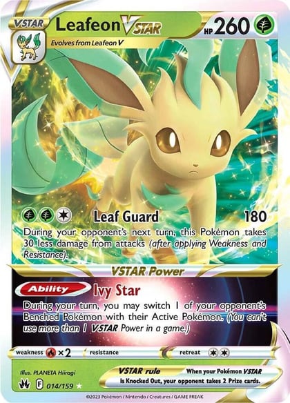 Leafeon VSTAR, SWSH: Crown Zenith 014/159