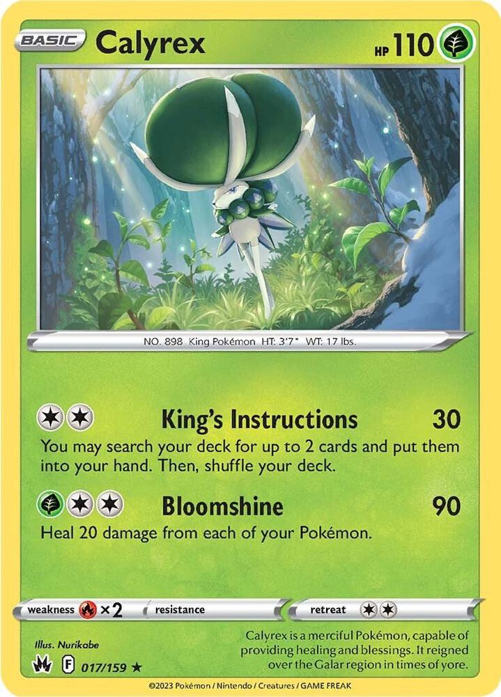 Calyrex, SWSH: Crown Zenith 017/159