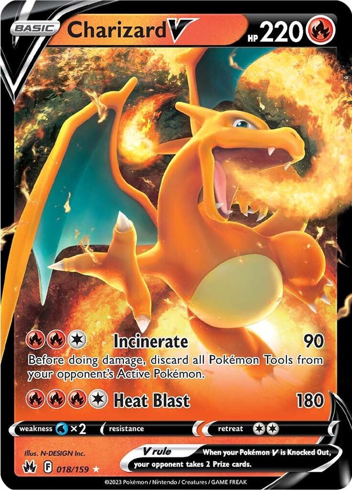 Charizard V, SWSH: Crown Zenith 018/159
