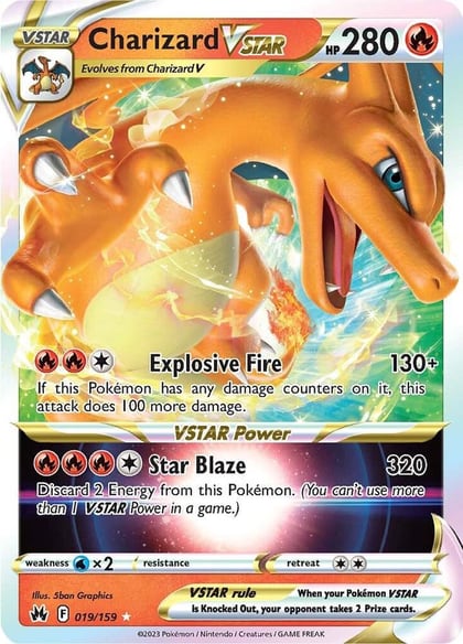Charizard VSTAR, SWSH: Crown Zenith 019/159