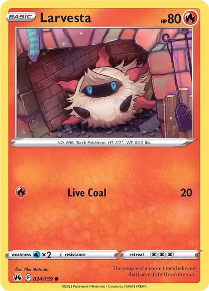 Larvesta, SWSH: Crown Zenith 024/159