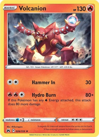 Volcanion, SWSH: Crown Zenith 026/159