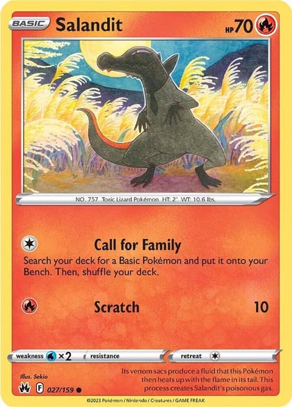 Salandit, SWSH: Crown Zenith 027/159