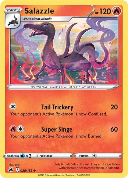 Salazzle, SWSH: Crown Zenith 028/159