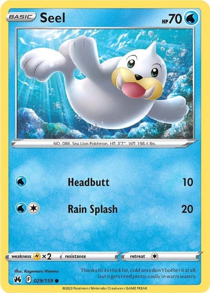 Seel, SWSH: Crown Zenith 029/159
