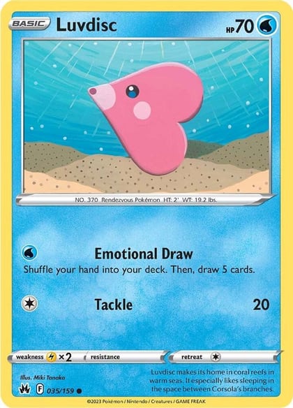 Luvdisc, SWSH: Crown Zenith 035/159