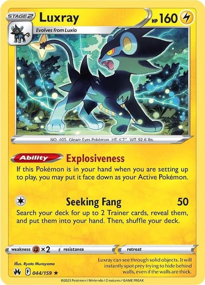 Luxray (44), SWSH: Crown Zenith 044/159