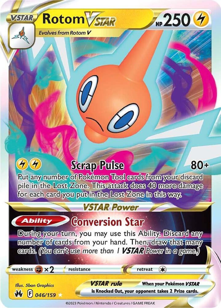 Rotom VSTAR, SWSH: Crown Zenith 046/159