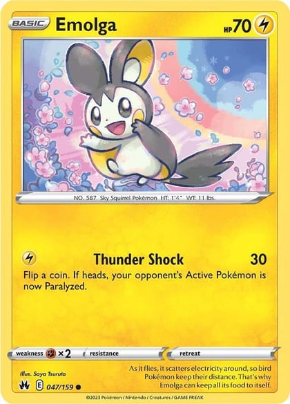Emolga, SWSH: Crown Zenith 047/159