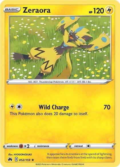 Zeraora, SWSH: Crown Zenith 052/159