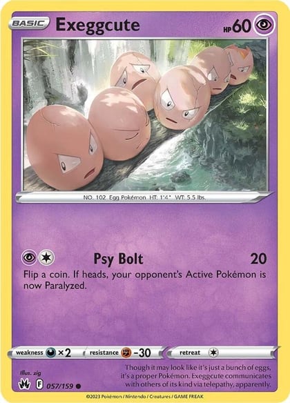 Exeggcute, SWSH: Crown Zenith 057/159
