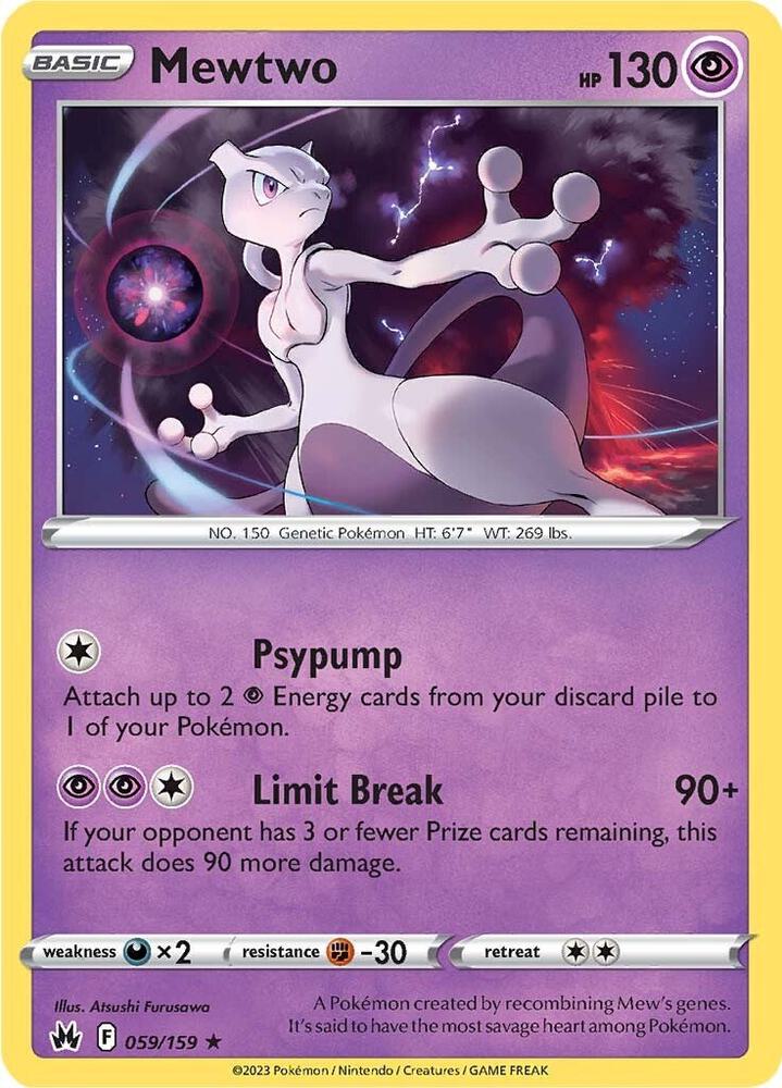Mewtwo, SWSH: Crown Zenith 059/159