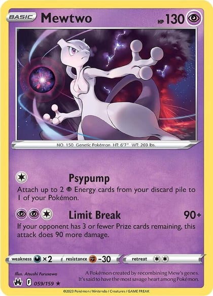 Mewtwo, SWSH: Crown Zenith 059/159